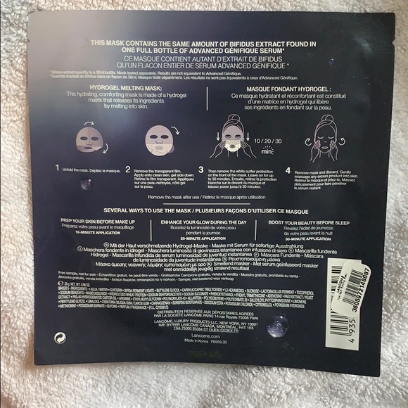 Lancôme Genifique Hydrogel Melting Mask - Picture 2 of 2